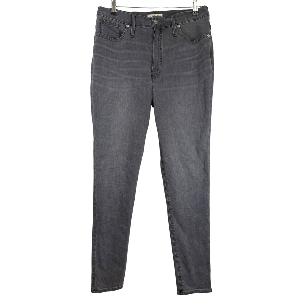 Madewell 11 High-Rise Skinny Jeans Gray Denim Size 32